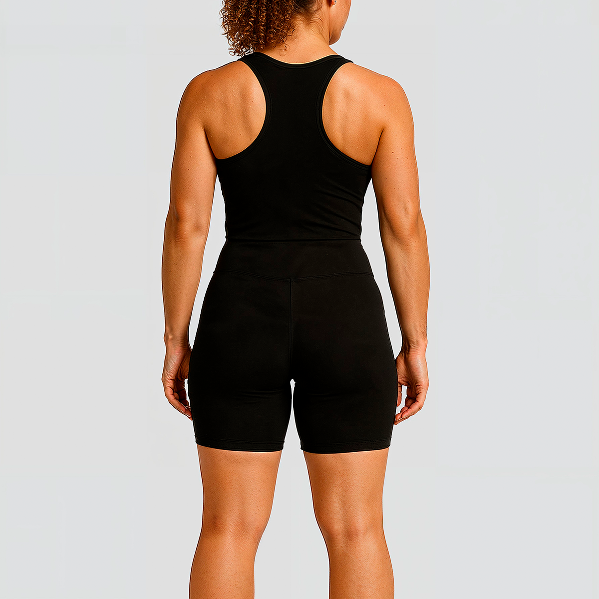 Girlfriend Collective Compressive High-Rise Bike shorts, sort - 4011 - JB - Black