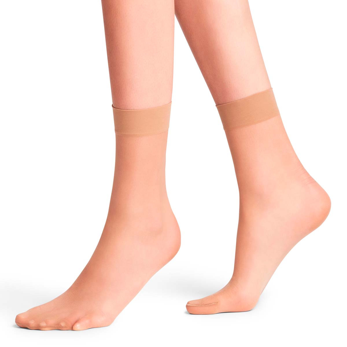 Falke Seidenglatt 15 Den ankelstrømper, beige - 41390 - 4169 - Powder