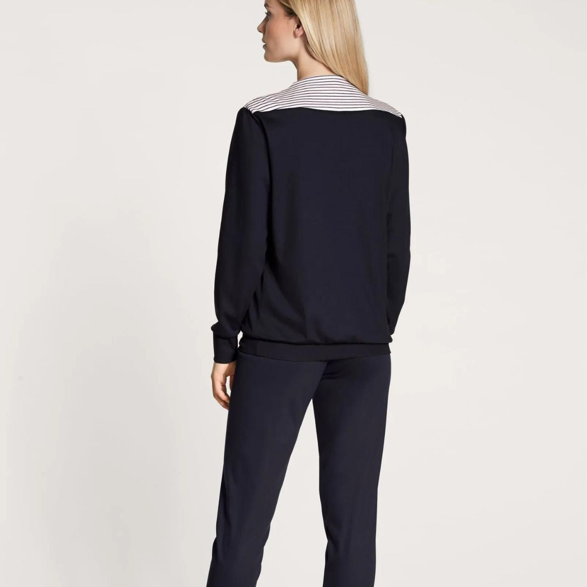 Calida Soulmate pyjamas, sort - 43100 - 339 - Dark Lapi