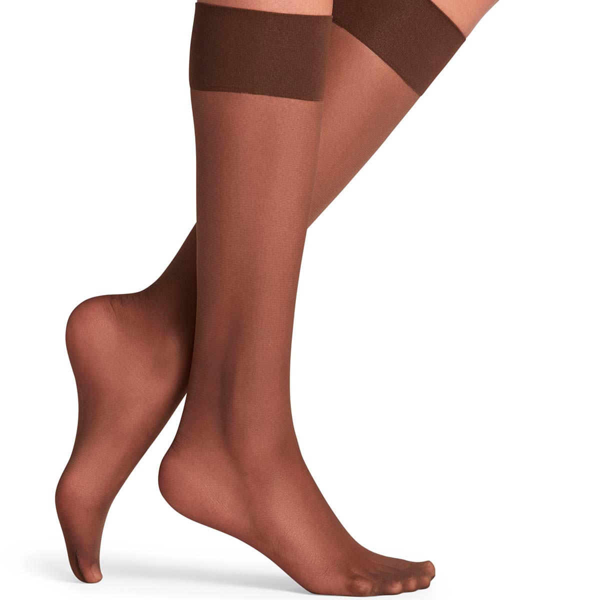 Falke Pure Matt 20 Den knæstrømper, brun - 43122 - 5179 - Brenda