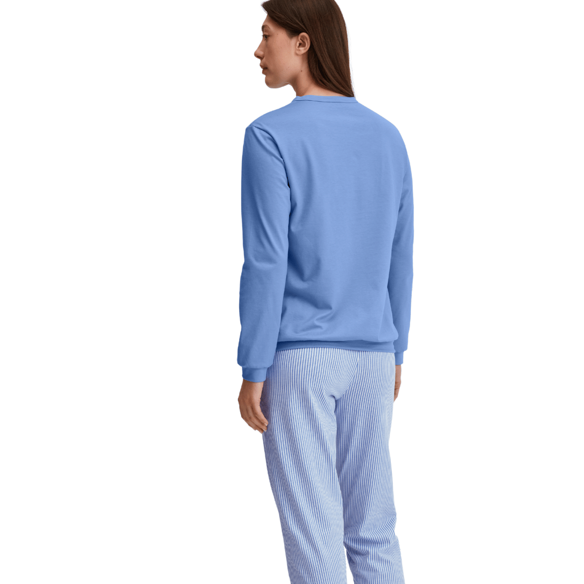 Calida Lovely Nights pyjamas, blå - 46452 - 399 - Hydrangea Blue