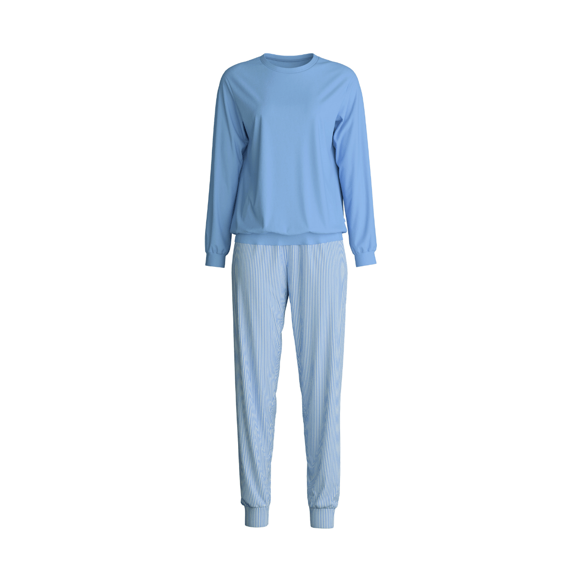 Calida Lovely Nights pyjamas, blå - 46452 - 399 - Hydrangea Blue