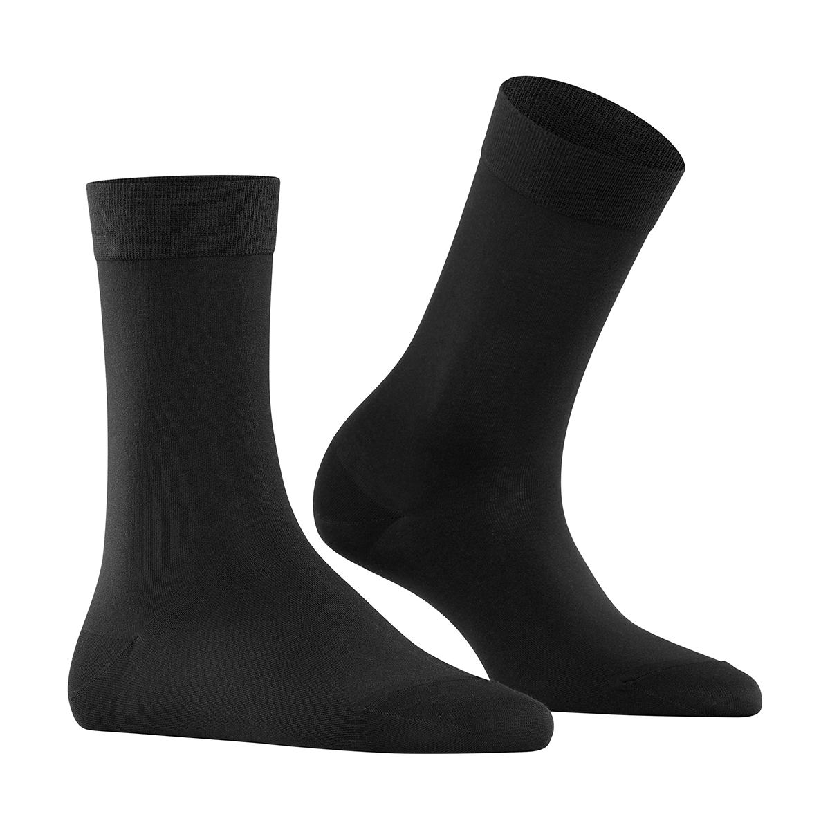Falke Cotton Touch strømper, sort - 47105 - 3000 - Black