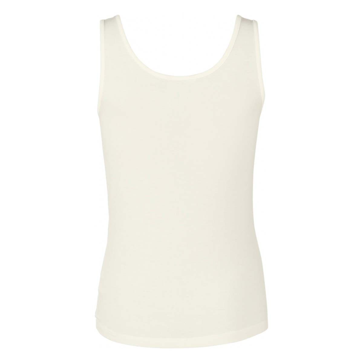 Lady Avenue Bamboo Basic top, hvid - 50-10502 - 00 - Off-white