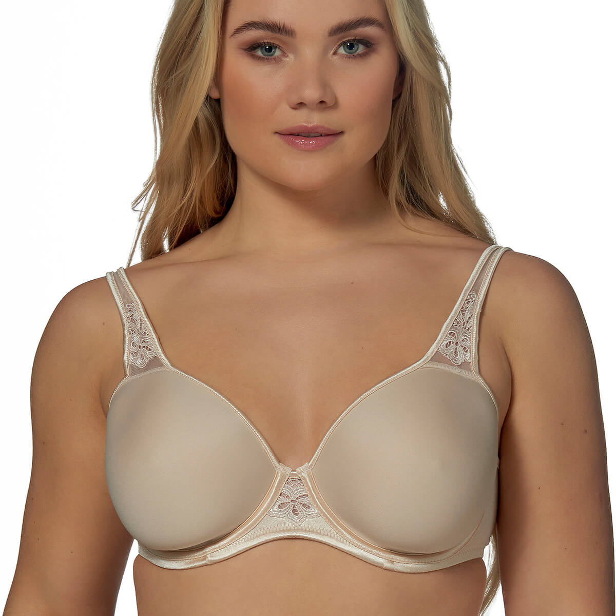 Elbrina BH med bøjle, beige - 50.05.2295 - 083 - Powder