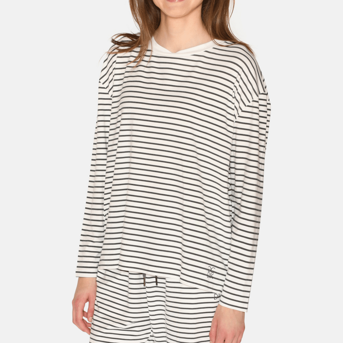 CCDK Britt bluse, multi - 60400 - 8011 - Pavement Stripe