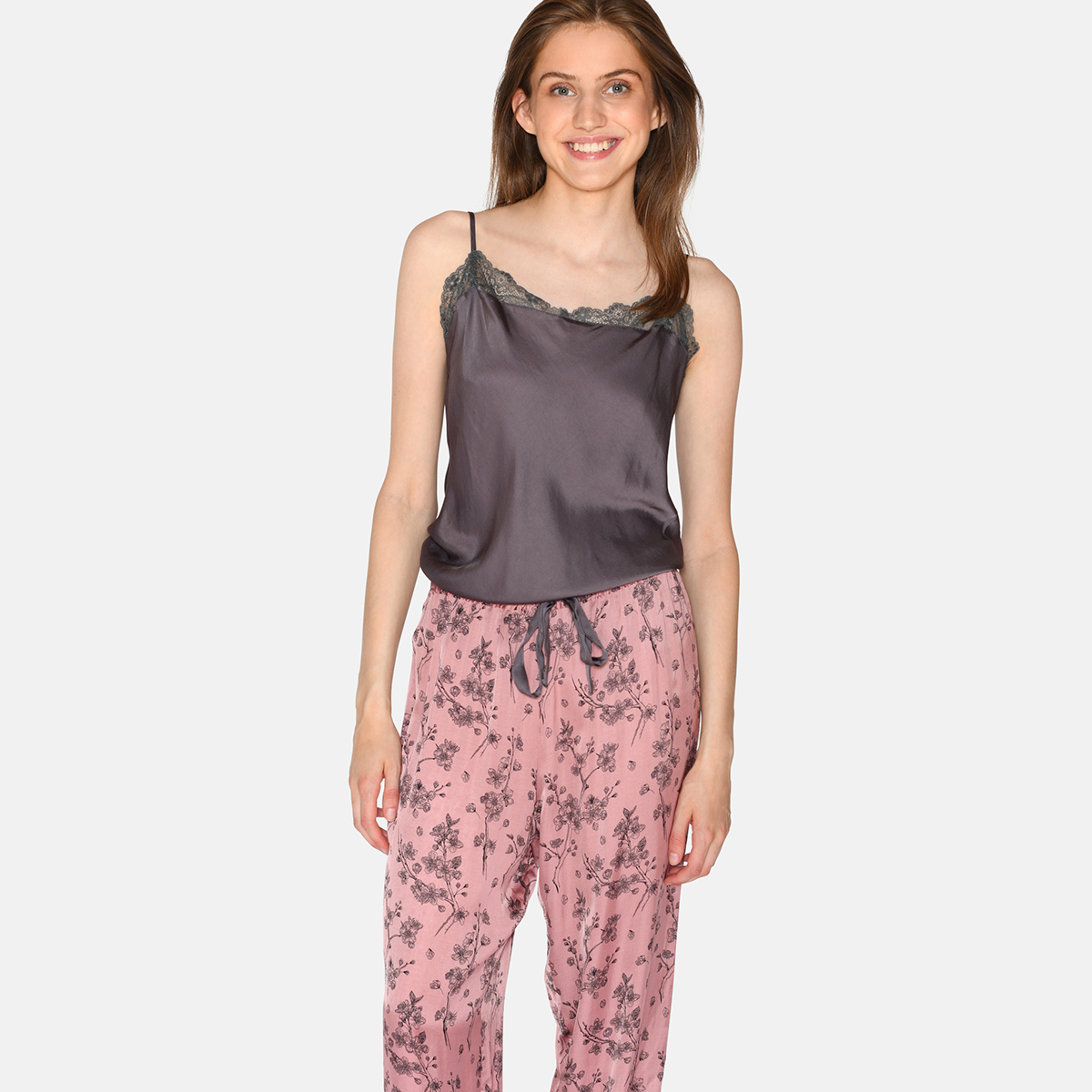 CCDK Iris Chemise top, grå - 60520 - 8004 - Pavement