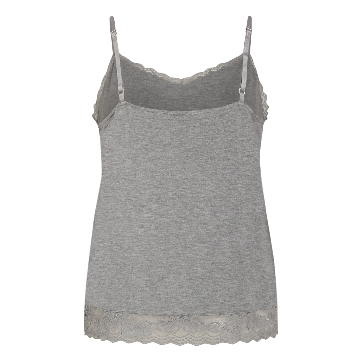 CCDK Kendall Chemise top, grå - 66090 - 9015 - Grey Melange