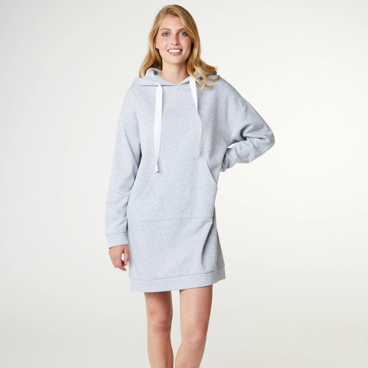 CCDK Alma Sweat kjole, grå - 66730 - 9015 - Grey Melange