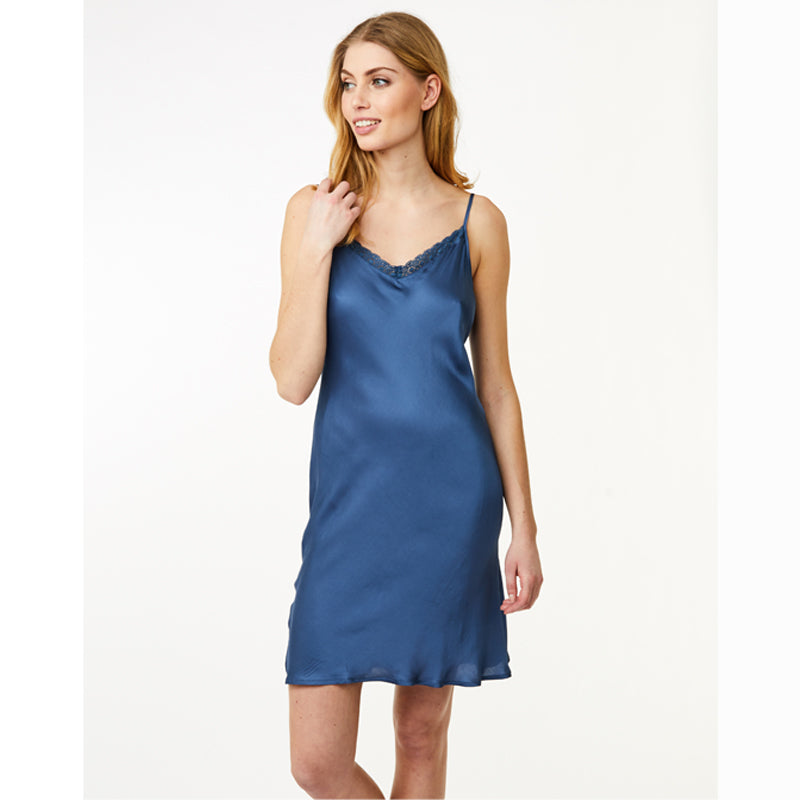 CCDK Jade Chemise natkjole, blå - 622529 - 4395 - Ensign Blue
