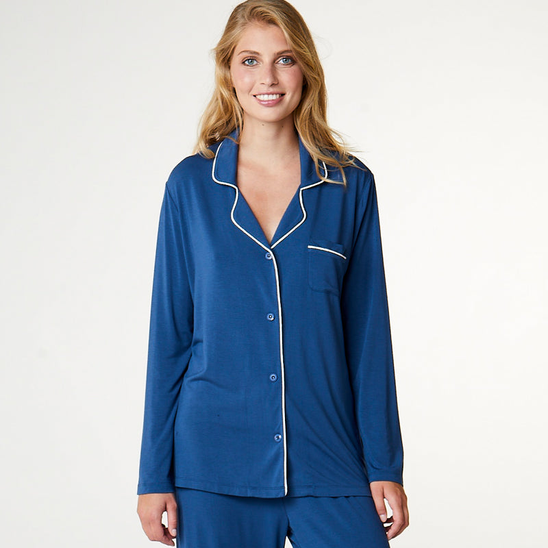 CCDK Joy natskjorte, blå - 622700 - 4395 - Ensign Blue