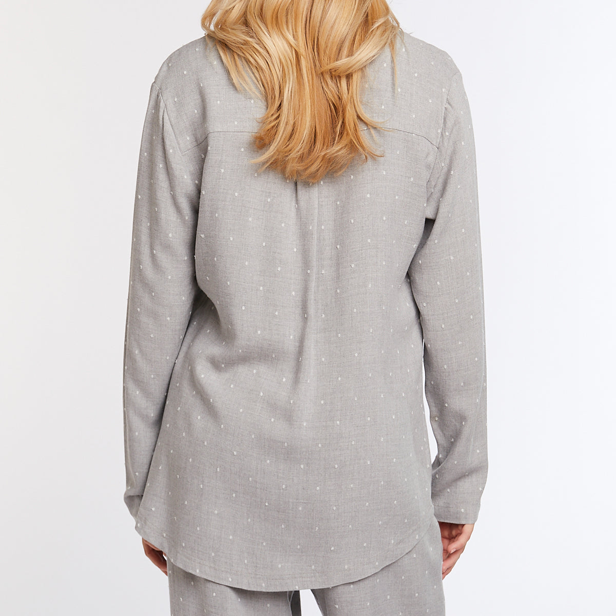 CCDK Jenny natskjorte, grå - 623578 - 9015 - Grey Melange