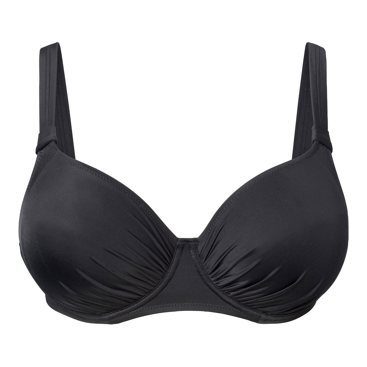 Wiki Full Cup bikini top med bøjle, sort - 3467 - W099 - Black