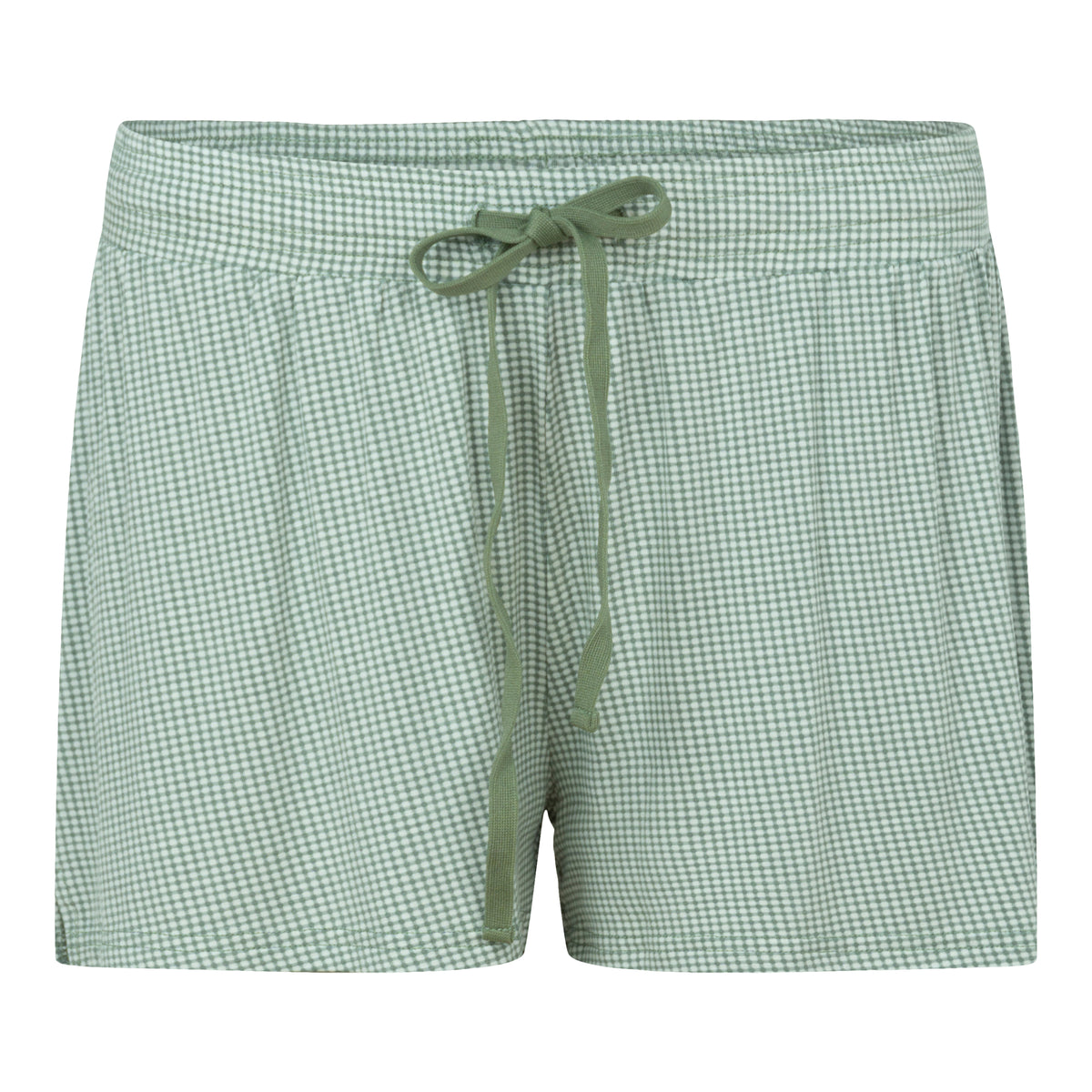 Lady Avenue Bamboo pyjamas, grøn - 67-400 - 674 - Green Pepita