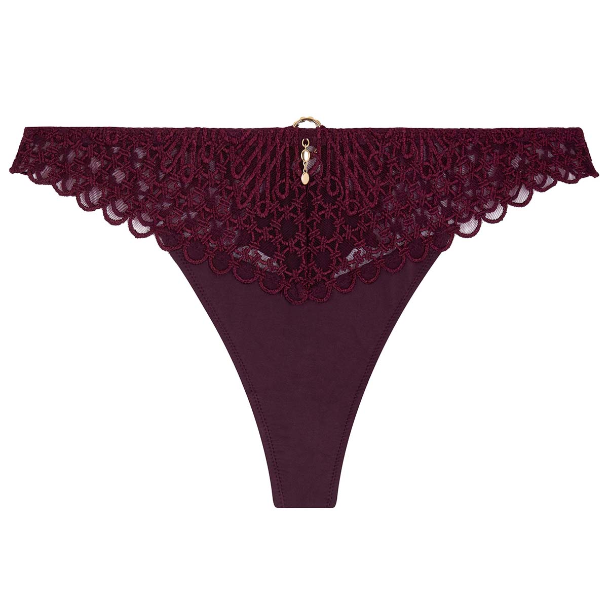 Aubade Eloge Du Desir tanga trusse, lilla - 7C26 - DEBE - Deep Berry