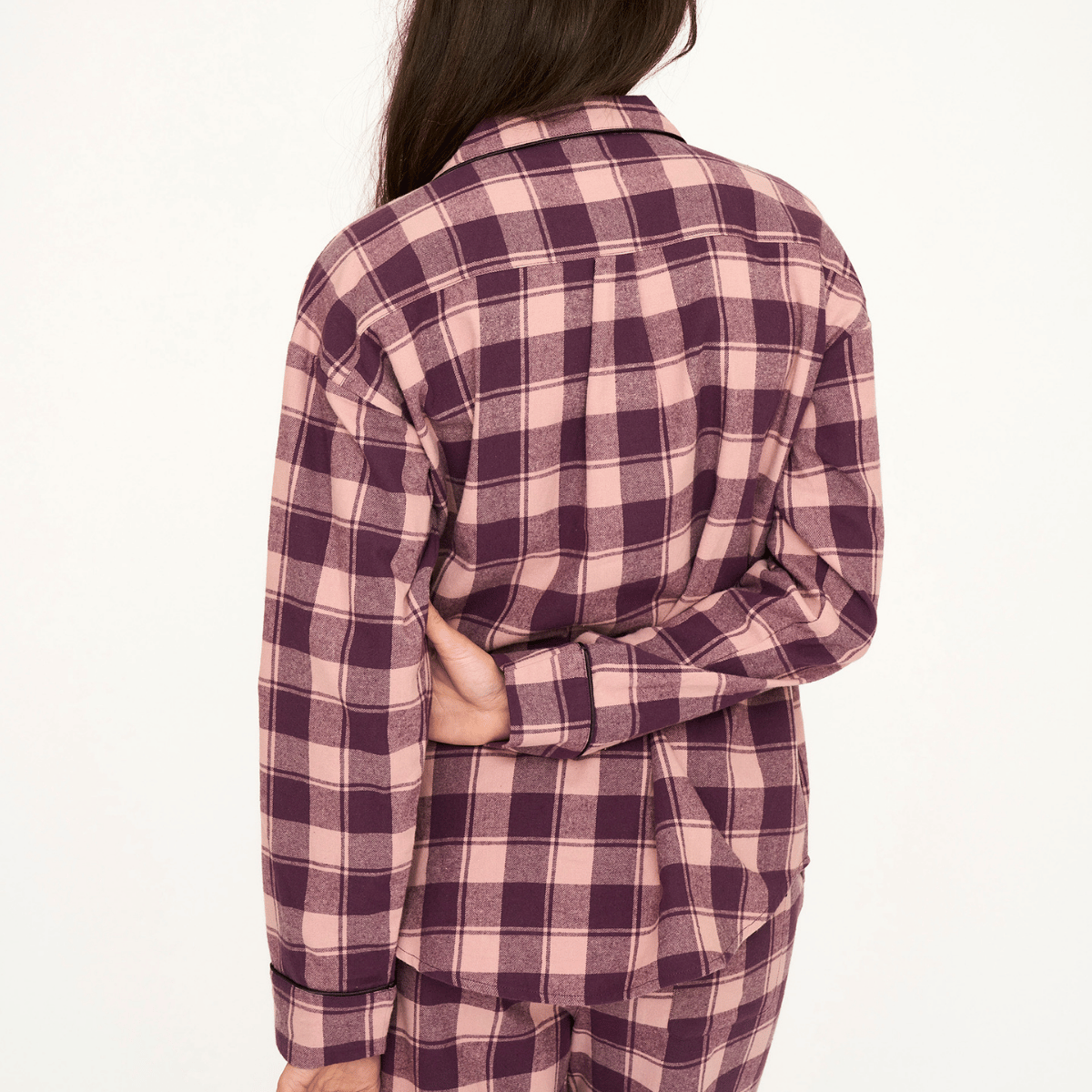 JBS of Denmark Flannel natskjorte, multi - 8-1123-74 - 6977 - Rose
