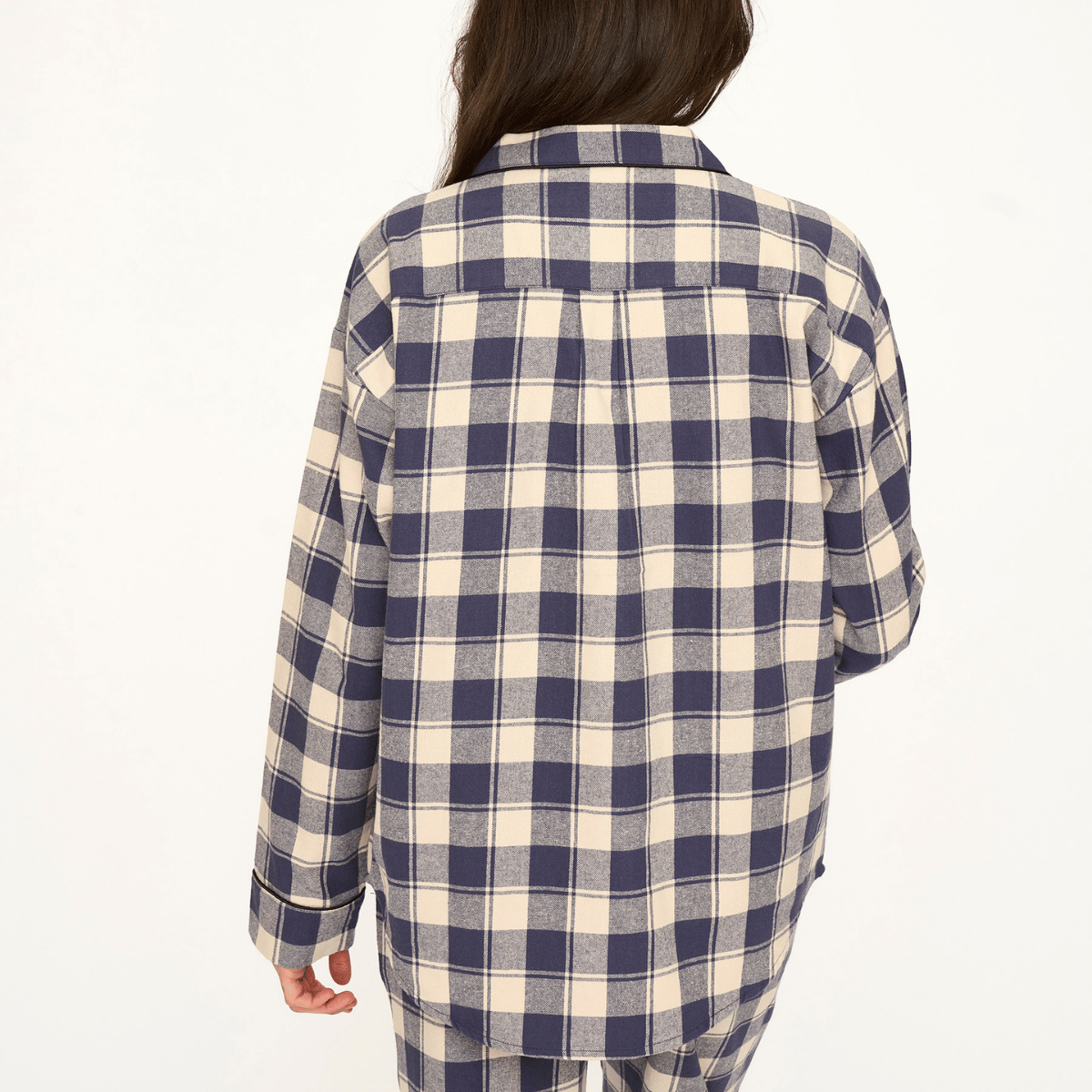 JBS of Denmark Flannel natskjorte, multi - 8-1123-74 - 882 - Blue