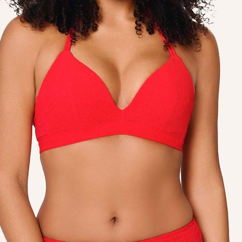 LingaDore Stand Out bikini top med bøjle, rød - 8202TB - 341 - Venere Red