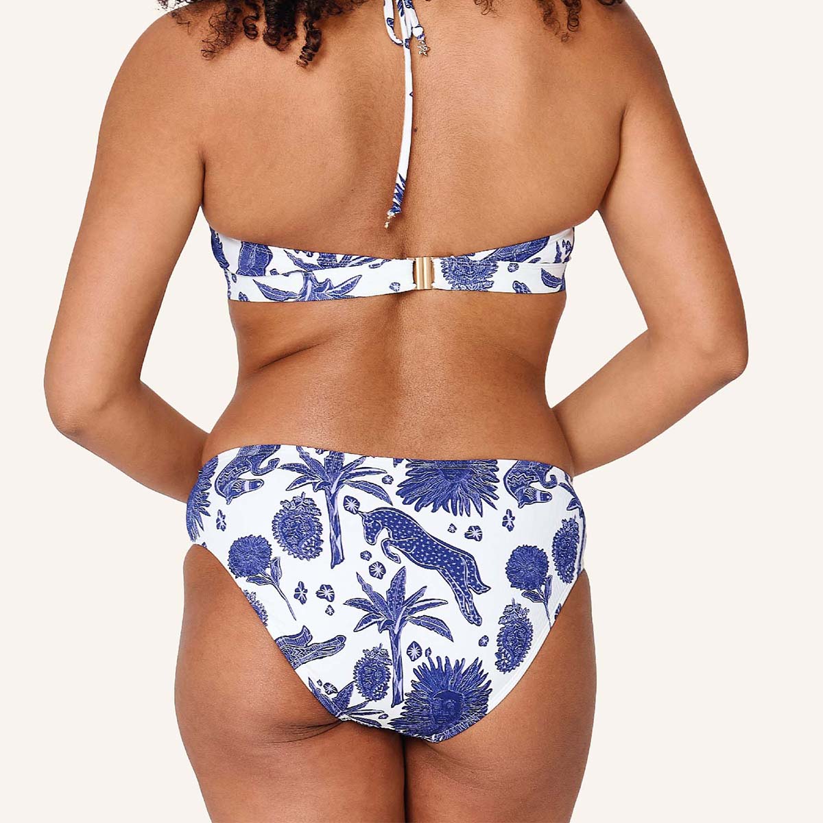 LingaDore Under The Greek Sun tai bikinitrusse, multi - 8206B - 345 - Blue White Print