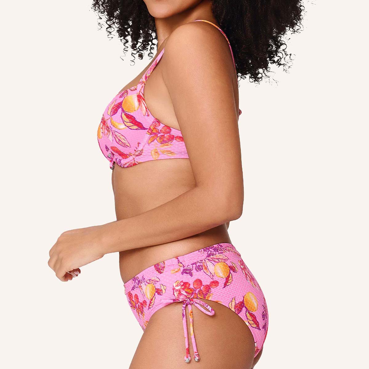 LingaDore Pink Paradise tai bikinitrusse, multi - 8212SH - 349 - Tropical Fruit