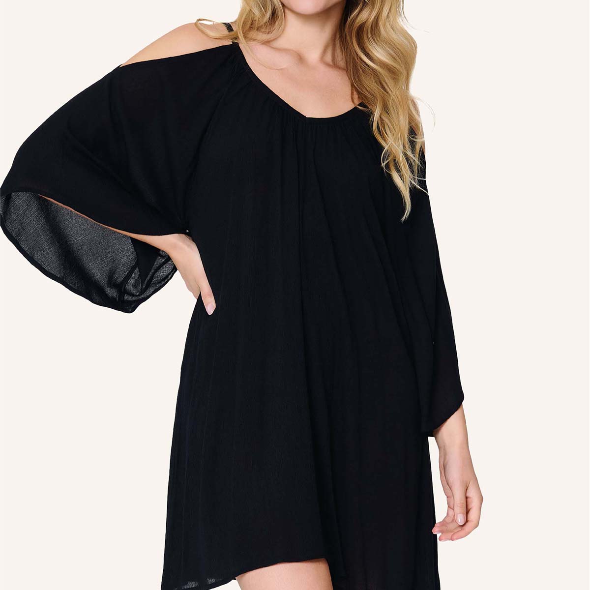 LingaDore Summer Breezes strandkjole, sort - 8225 - 02 - Black