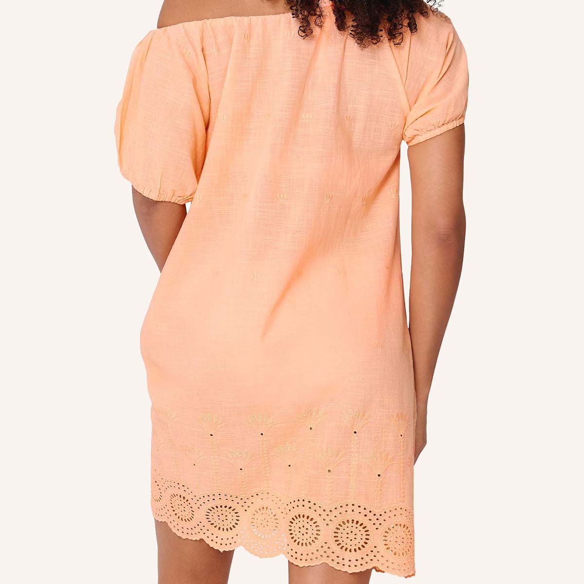 LingaDore Cotton Comfy strandkjole, orange - 8226 - 74 - Nectarine