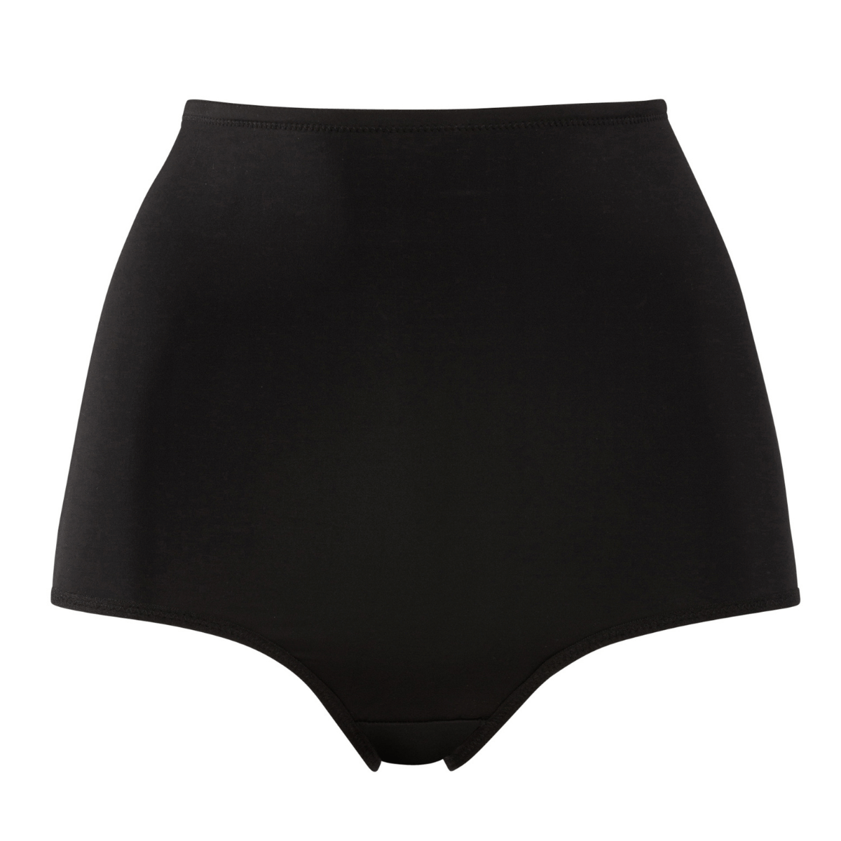 Trofé Highwaist Shaping midi trusse, sort - 90701 - 1200 - Black