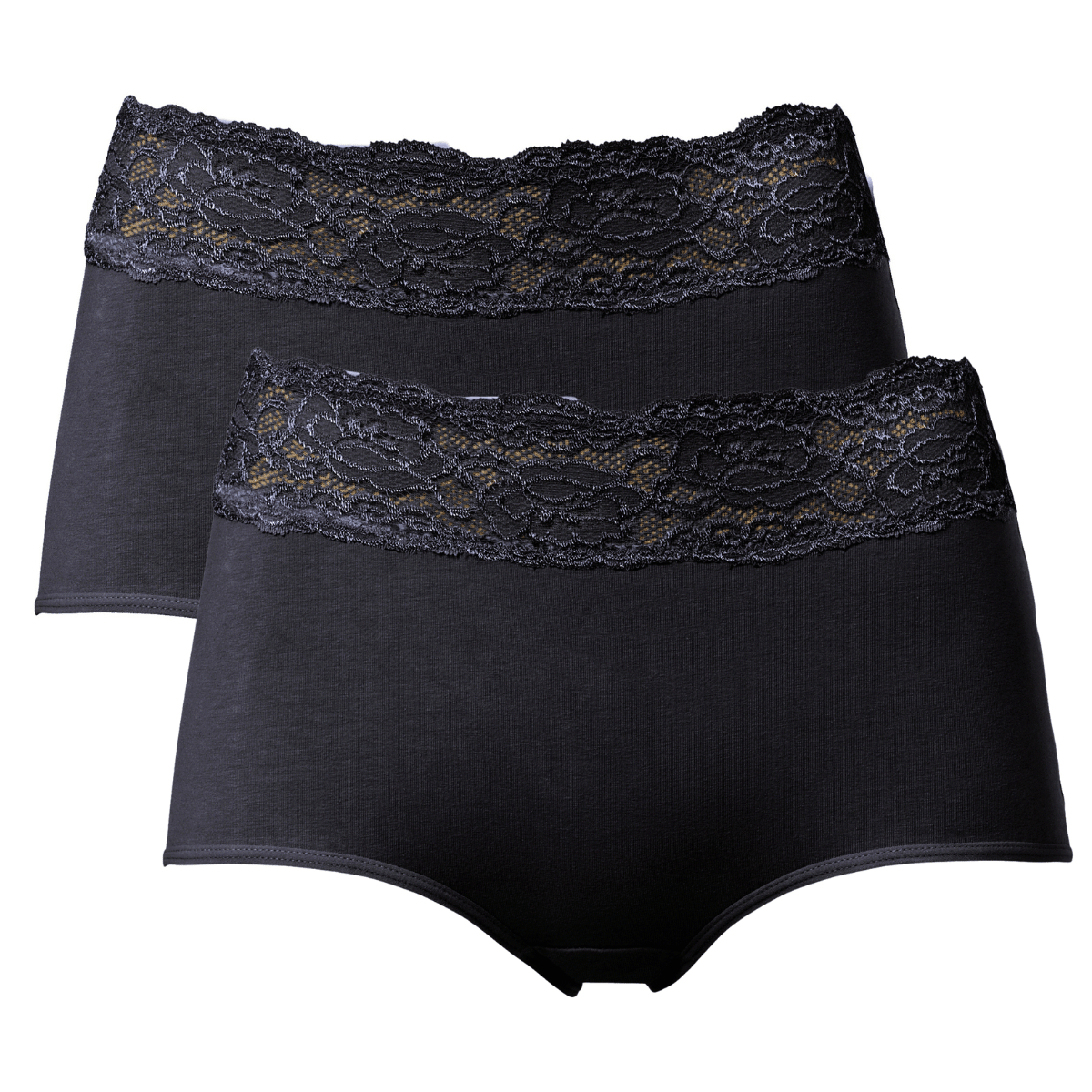 Trofé 2-Pack maxi trusse, sort - 90898 - 1200 - Black