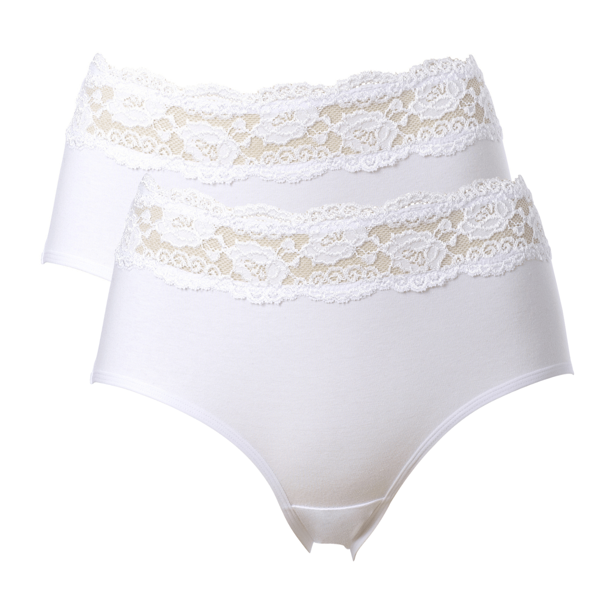 Trofé 2-Pack midi trusse, hvid - 99800 - 1000 - White
