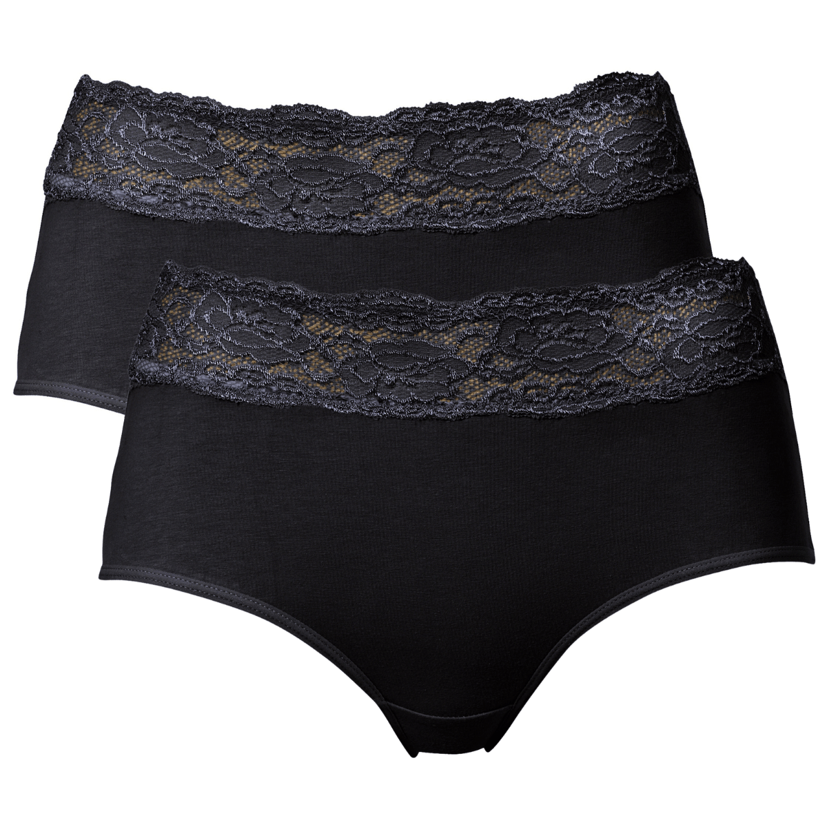 Trofé 2-Pack midi trusse, sort - 99800 - 1200 - Black