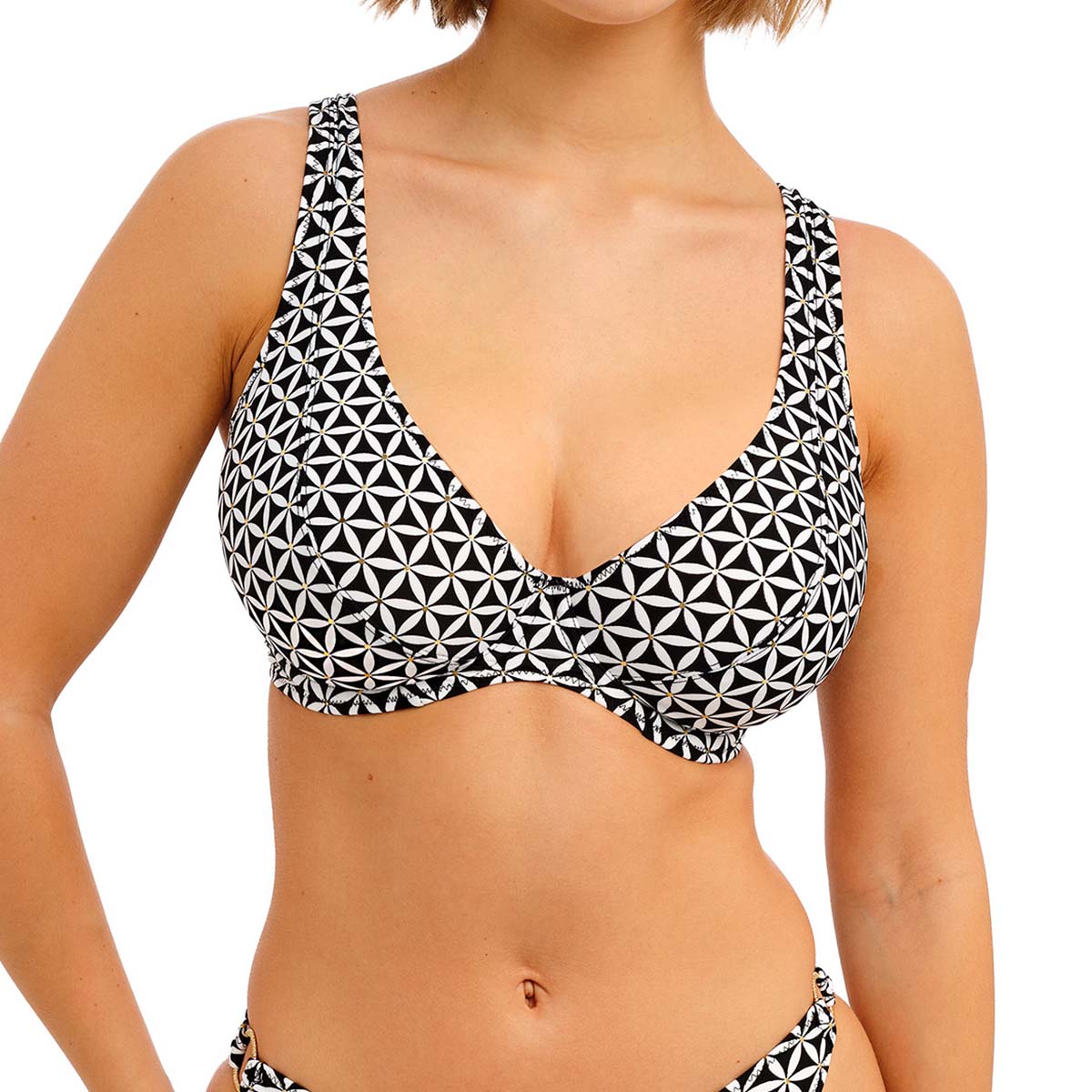 Freya Apex bikini top med bøjle, multi - AS207213 - BLK - Black