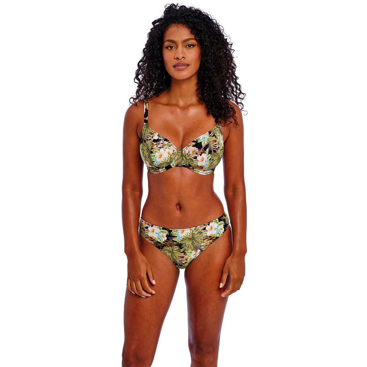 Freya Bahama Shores midi bikinitrusse, multi - AS205870 - BLK - Black