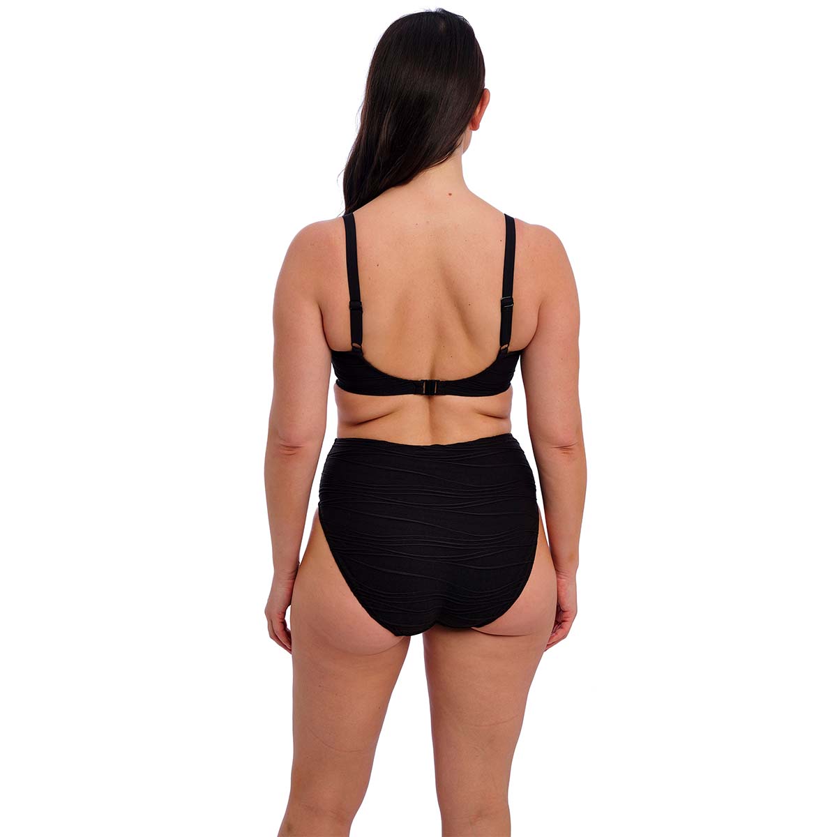 Fantasie Beach Waves bikini top med bøjle, sort - FS502201 - BLK - Black