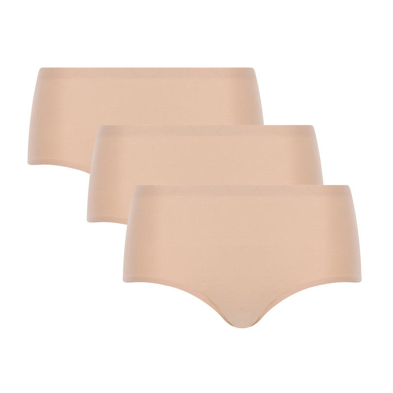 Chantelle SoftStretch 3-Pack hipster trusse, beige - C10040 - 0WU - Nude