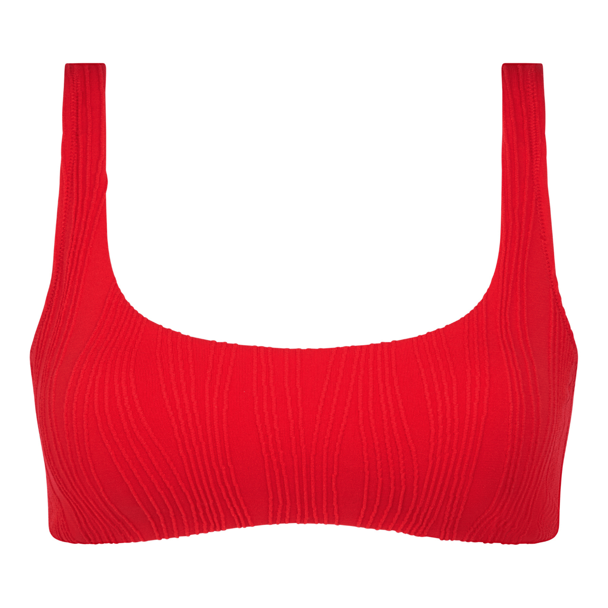 Chantelle Pulp bikini top uden bøjle, rød - C12VQ0 - A39 - Cherry Red