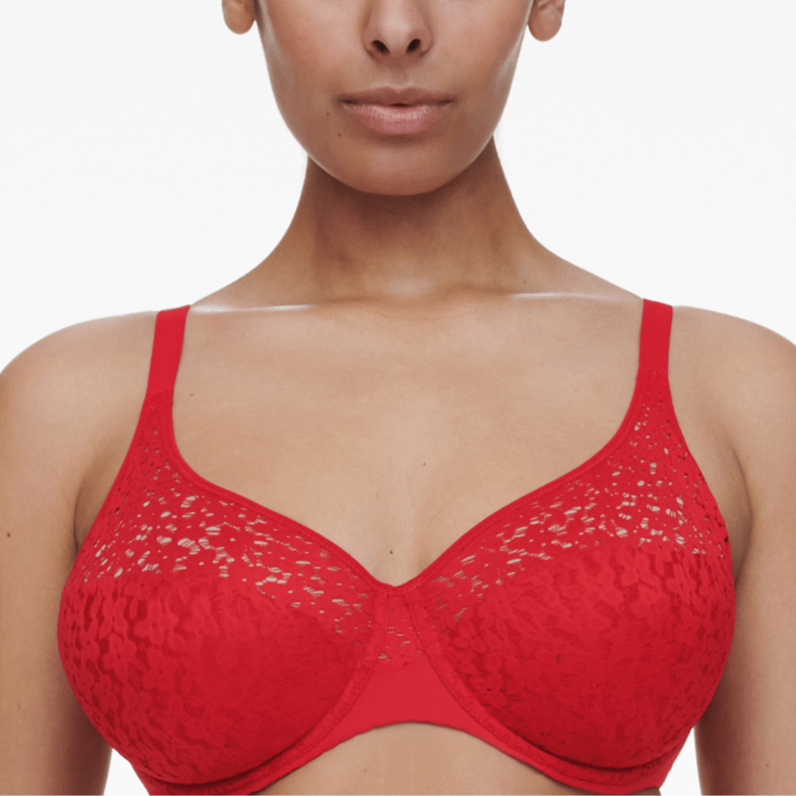 Chantelle EasyFeel Norah BH med bøjle, rød - C13F10 - 0YU - Poppy Red