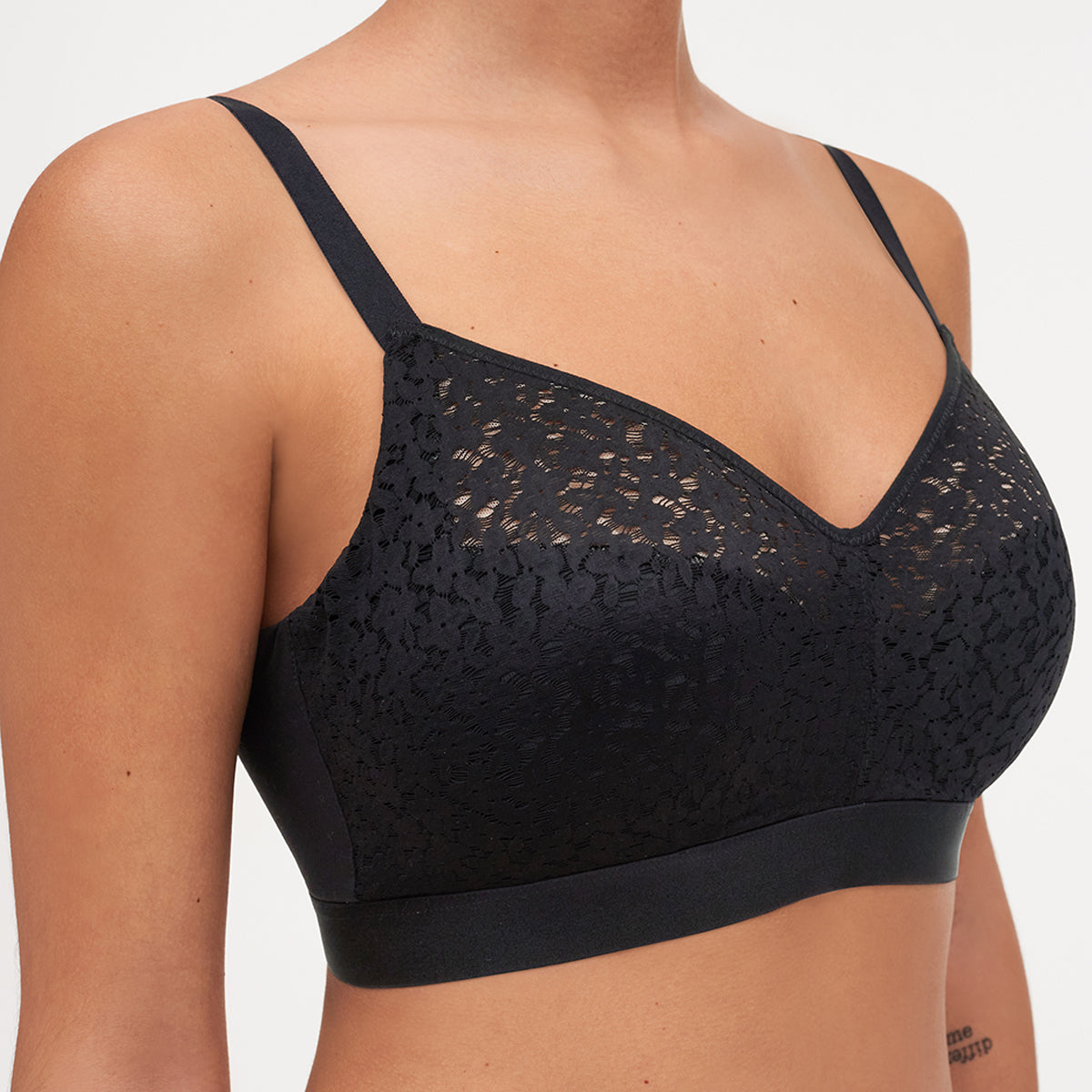 Chantelle EasyFeel Norah BH uden bøjle, sort - C13F80 - 011 - Black