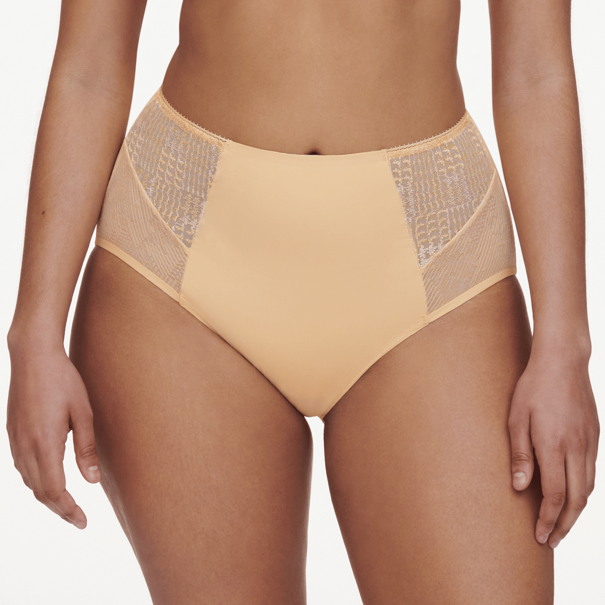 Chantelle Intrigue maxi trusse, gul - C13WC6 - 056 - Sunflower Yellow