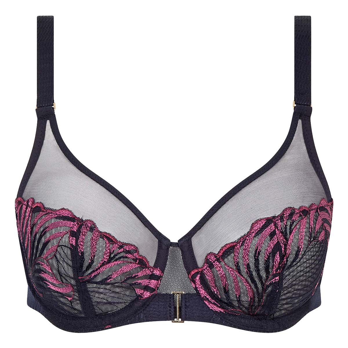 Chantelle Legend full-cup BH, blå - C15YMU - E15 - Ocean Aurora