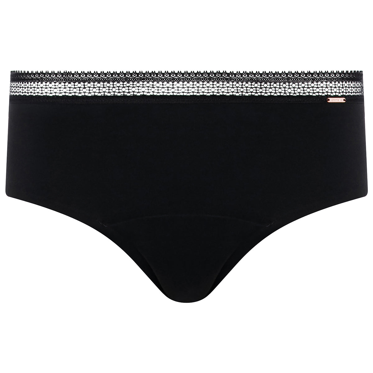Chantelle Lace Cycle Hipster menstruationstrusse, sort - C16L40 - 011 - Black