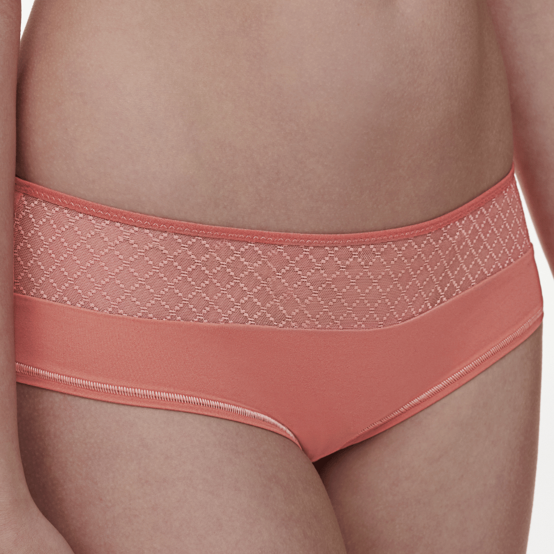 Chantelle EasyFeel Norah Chic hipster trusse, koralrød - C16M40 - 038 - Rose Canyon