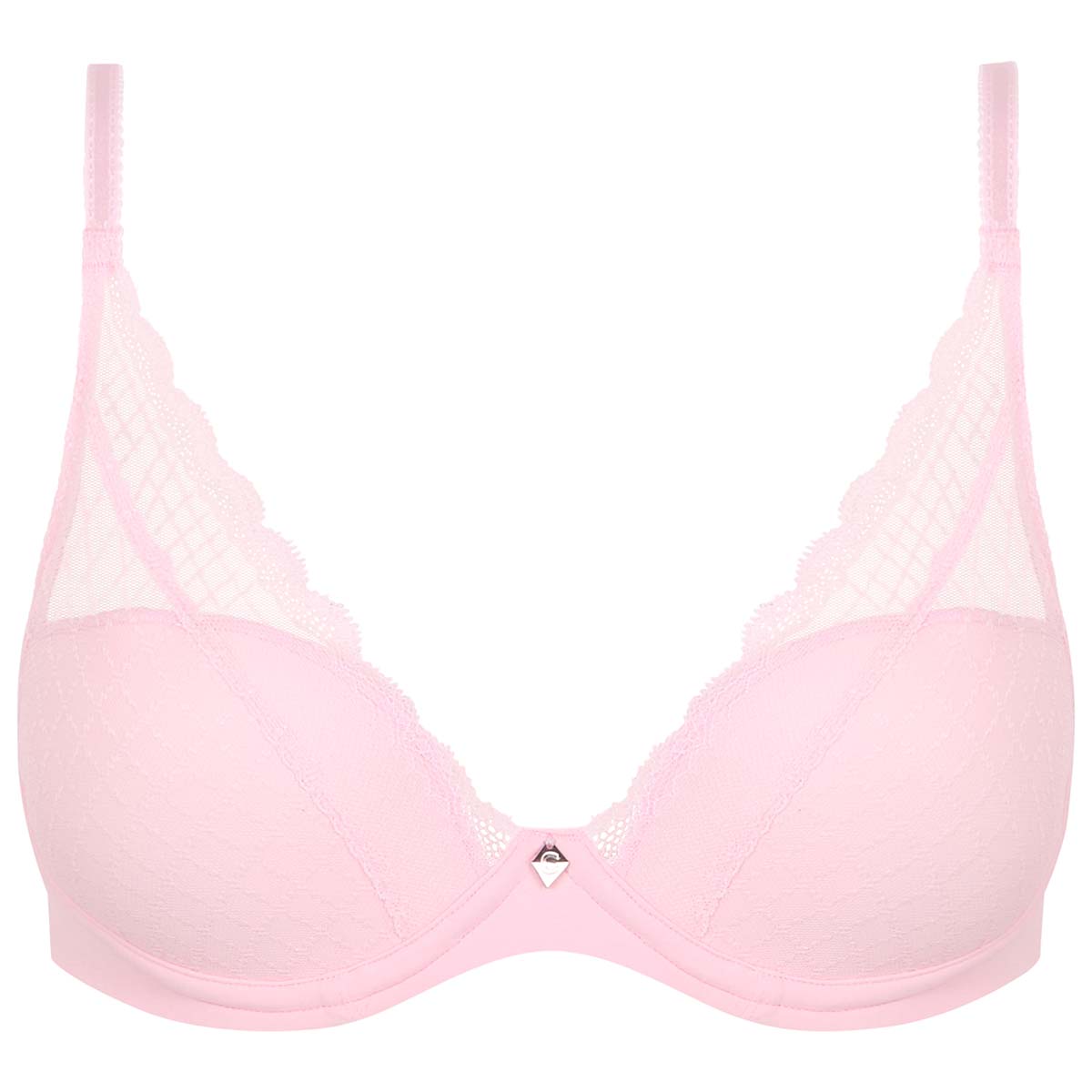 Chantelle EasyFeel Norah Chic plunge BH, lyserød - C16MNA - 083 - Candy Pink