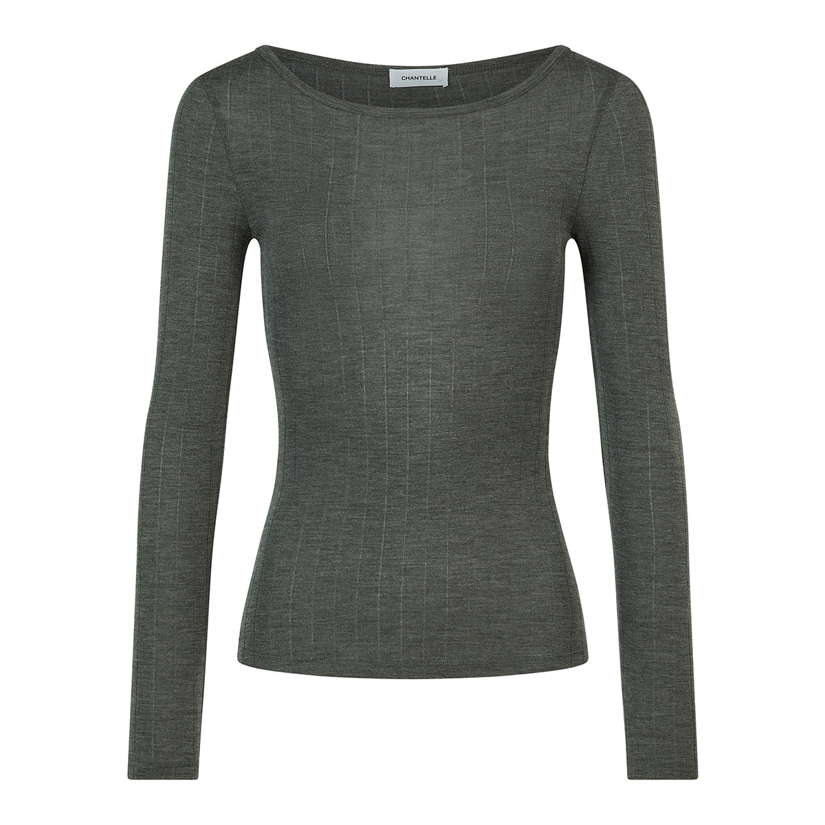 Chantelle Thermo Comfort bluse, grå - C18P70 - 047 - Slate Grey