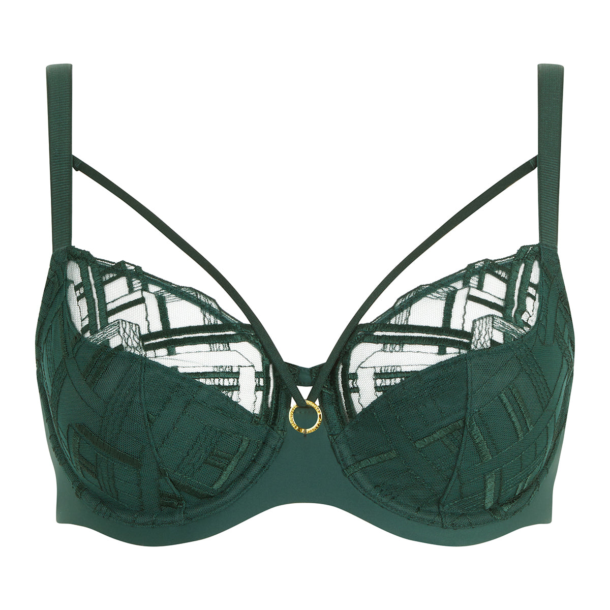 Chantelle Graphic BH med bøjle, grøn - C21S10 - 00R - Empire Green