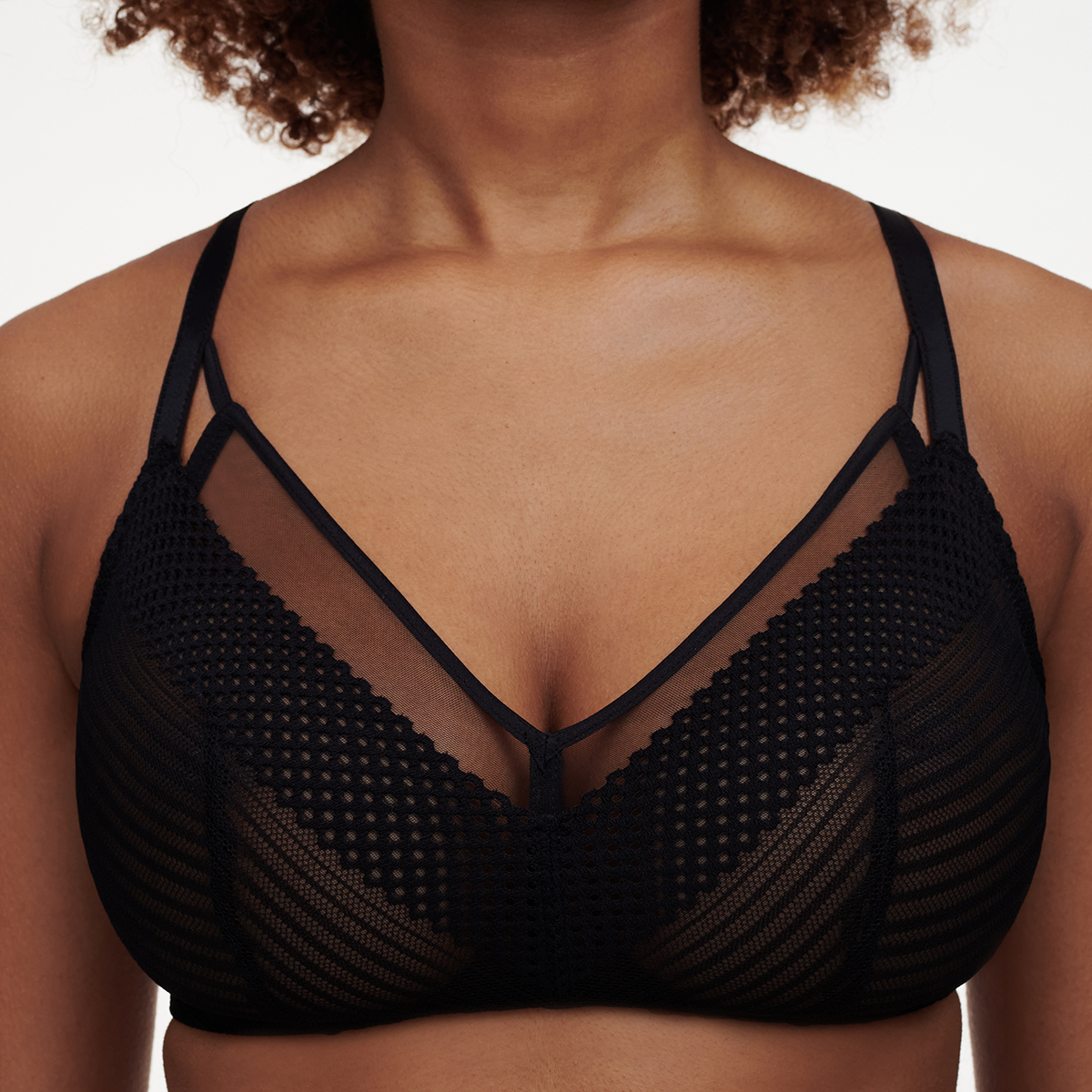 Chantelle Pulp Play BH uden bøjle, sort - C22AP0 - 011 - Black