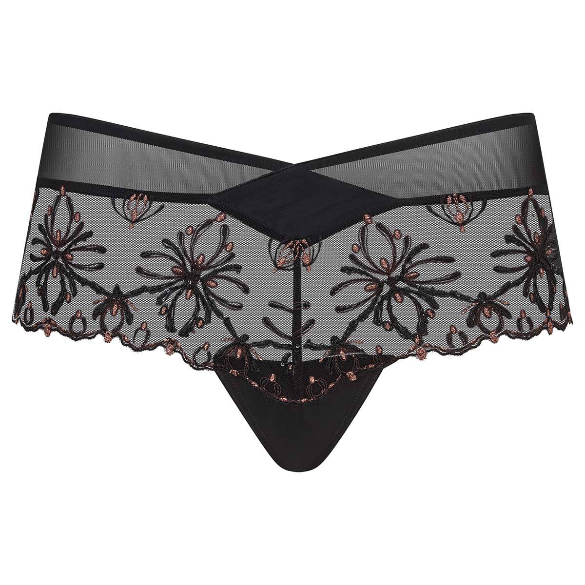 Chantelle Champs Elysees hipster trusse, sort - C26040 - E17 - Dazzling Black