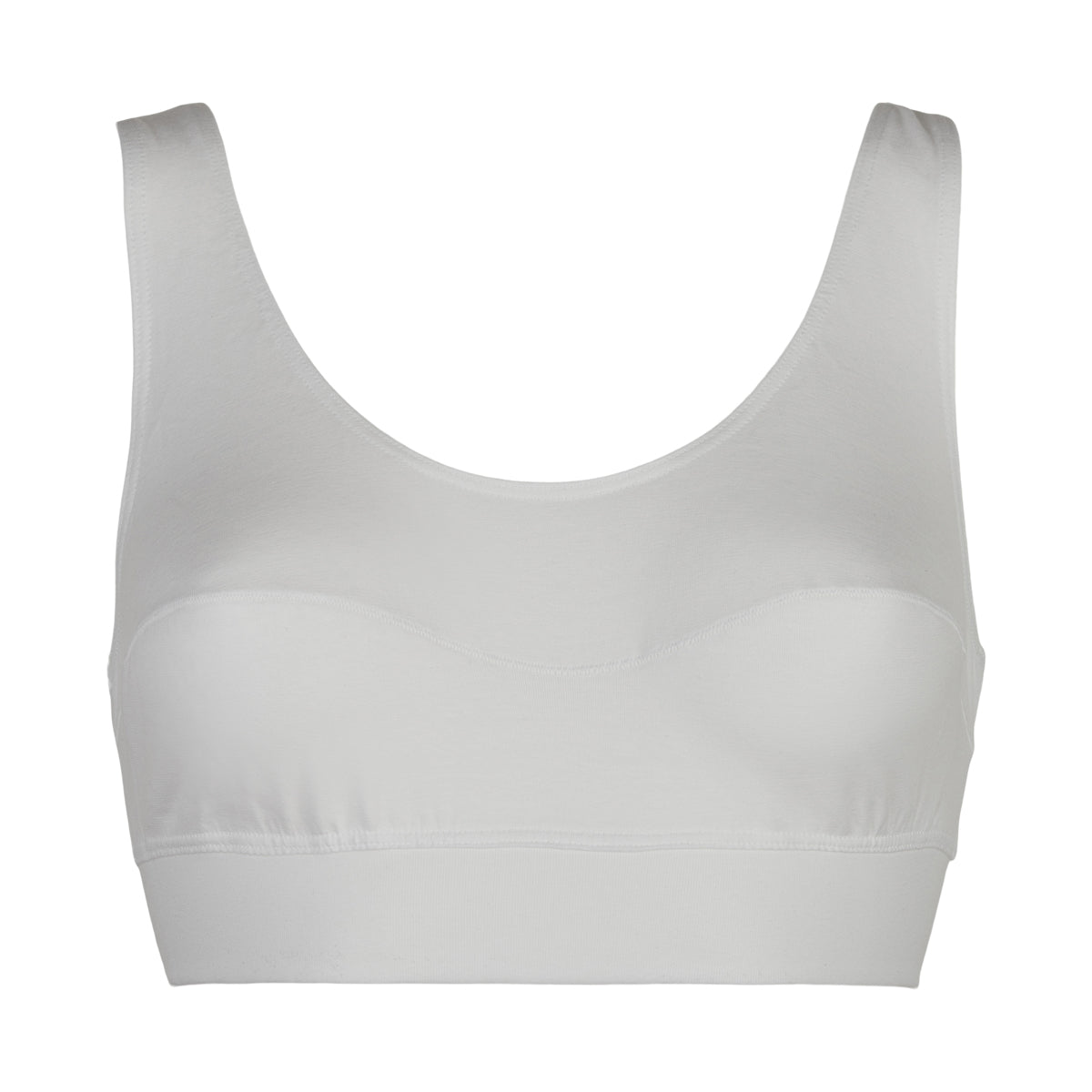 Calida Elastic Bustier BH top, hvid - 2138 - 001 - White