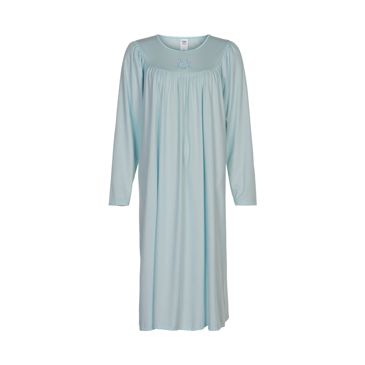 Calida Soft Cotton natkjole, blå - 33000 - 700 - Light Blue