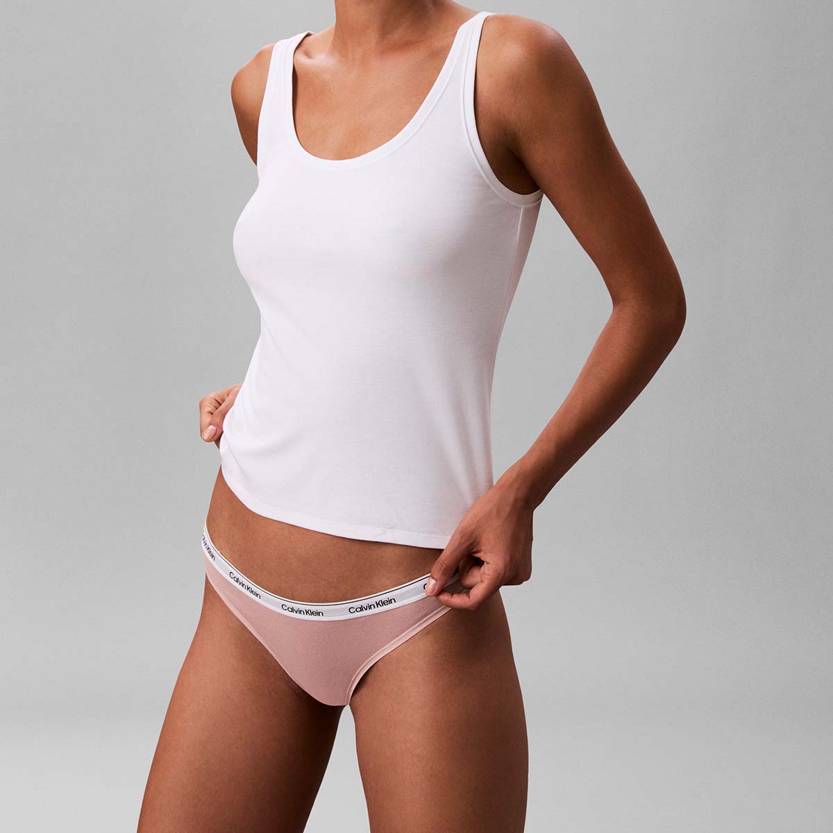 Calvin Klein Icon Logo g-streng, rosa - 000QD5043E - TQO - Subdued
