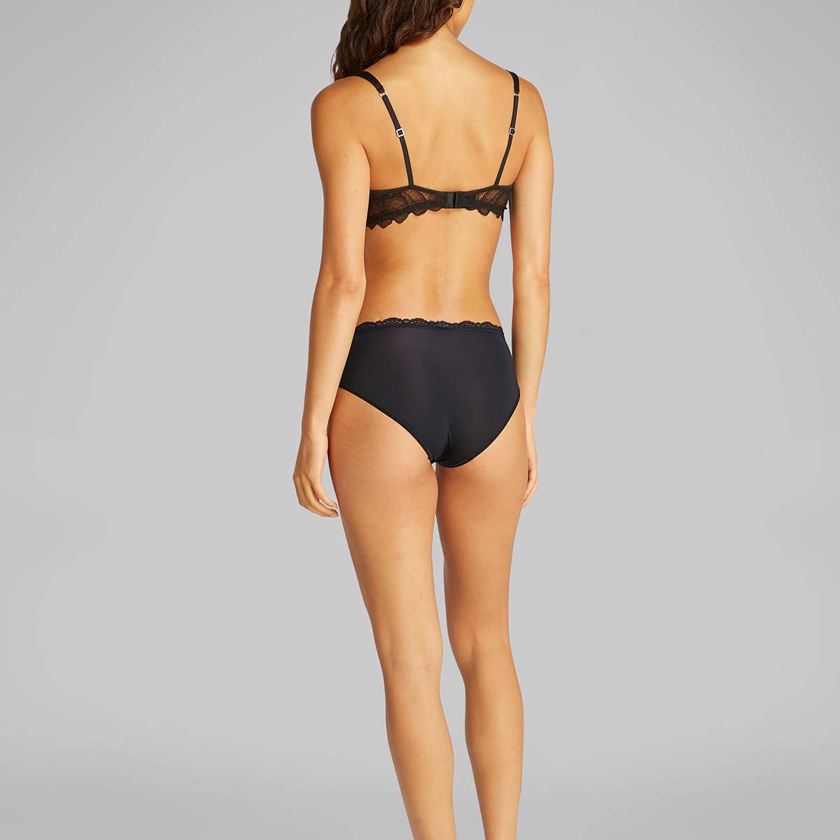 Calvin Klein Microfiber Stretch hipster trusse, sort - LV00QD5273 - UB1 - Black